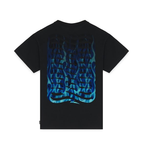 Ribs Flame Tee - Black